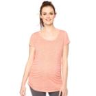 Maternity Oh Baby By Motherhood&trade; Burnout Scoopneck Tee, Women's, Size: Xl, Ovrfl Oth