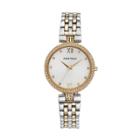 Armitron Women's Crystal Two Tone Watch - 75/5529svtt, Size: Medium, Multicolor