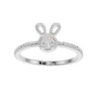 Lc Lauren Conrad Cubic Zirconia Rabbit Ring, Women's, Size: 7, Silver