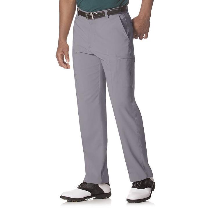 Men's Chaps Classic-fit Performance Cargo Golf Pants, Size: 30x32, Grey