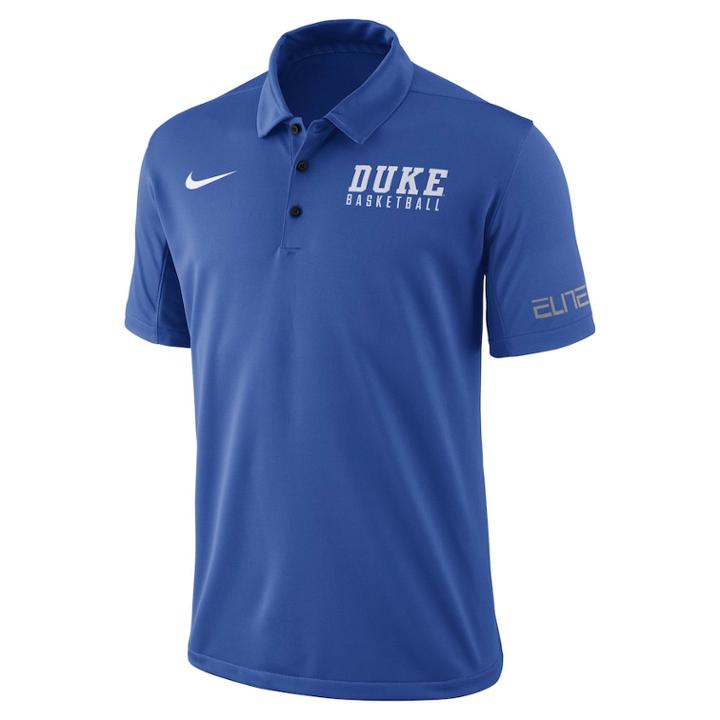 Men's Nike Duke Blue Devils Basketball Polo, Size: Small, Med Brown