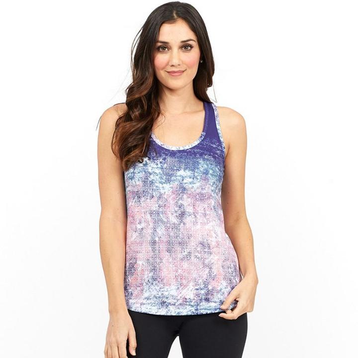 Women's Balance Collection Winged Slub Racerback Tank, Size: Large, Pink Other