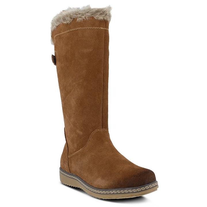 Spring Step Popkorn Women's Water-resistant Winter Boots, Size: 36, Brown
