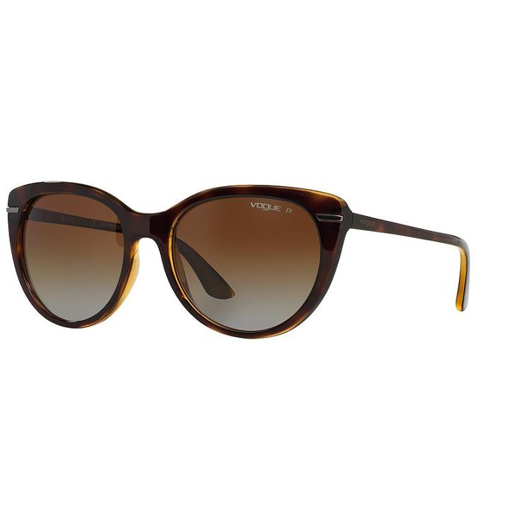 Vogue Vo2941s 56mm Cat-eye Gradient Polarized Sunglasses, Women's, White Oth