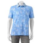 Men's Caribbean Joe Classic-fit Nautical Polo, Size: Xxl, Med Blue