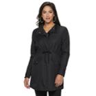 Women's Jennifer Lopez Studded Anorak Jacket, Size: Large, Black