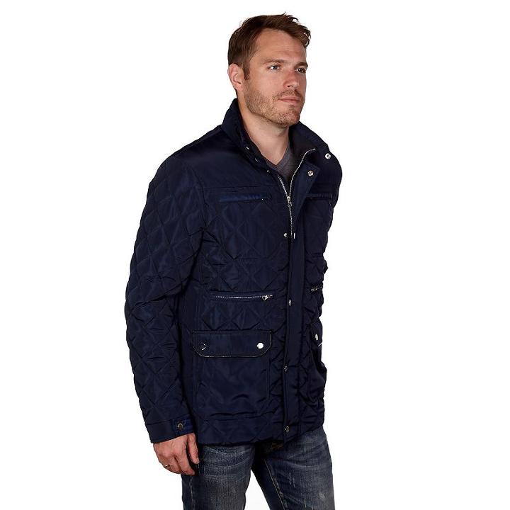 Men's Xray Quilted Jacket, Size: Medium, Blue (navy)