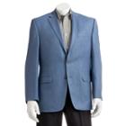 Chaps, Big & Tall Classic-fit Solid Stepweave Suit Jacket, Men's, Size: 46 X-long, Blue