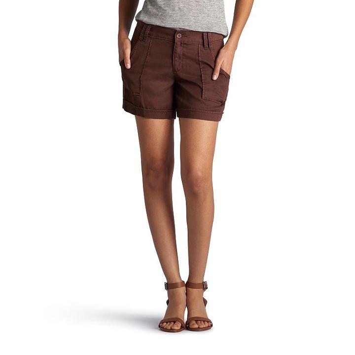 Lee, Women's Eloise Shorts, Size: 16 Avg/reg, Dark Brown