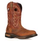 Rocky Original Ride Branson Roper Men's 11-in. Waterproof Western Work Boots, Size: Medium (13), Brown