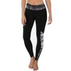 Women's Balance Collection Skyward Tie Dye Leggings, Size: Medium, Grey