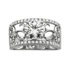 Forever Brilliant Round-cut Lab-created Moissanite Engagement Ring In 14k White Gold (2 1/4 Ct. T.w.), Women's, Size: 8