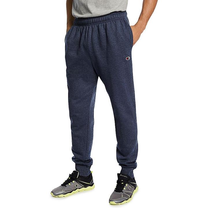 Men's Champion Fleece Powerblend Jogger Pants, Size: Xl, Blue (navy)