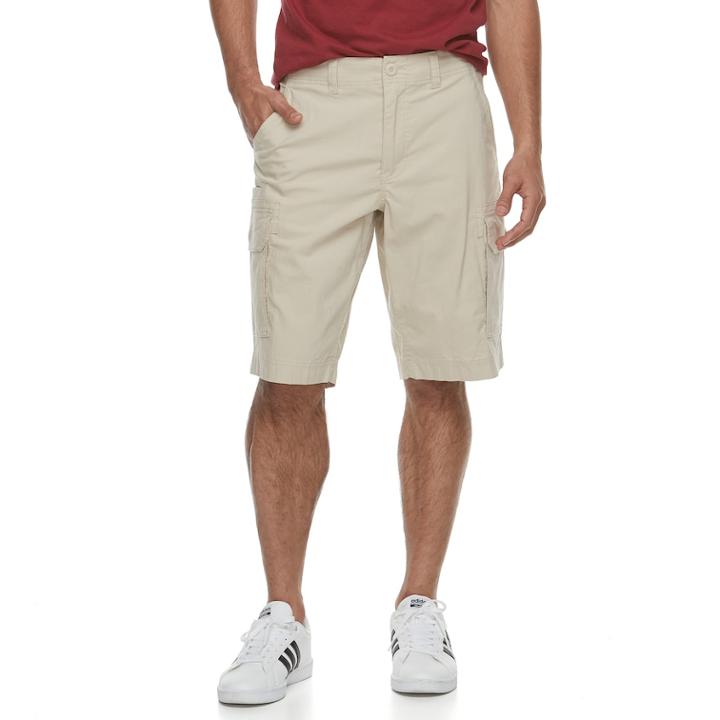 Men's Urban Pipeline&reg; Stretch Cargo Shorts, Size: 31, Lt Beige