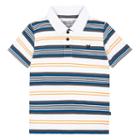 Boys 4-7 Hurley Striped Logo Polo, Size: 5, White