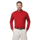Grand Slam, Men's Classic-fit Pocket Airflow Performance Golf Polo, Size: Small, Dark Red