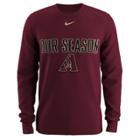 Men's Nike Arizona Diamondbacks Local Hunt Long-sleeve Tee, Size: Xxl, Dark Red