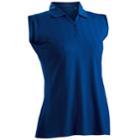 Women's Nancy Lopez Grace Sleeveless Golf Polo, Size: Xl, Dark Blue