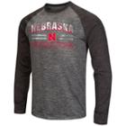 Men's Campus Heritage Nebraska Cornhuskers Raven Long-sleeve Tee, Size: Xl, Grey (charcoal)