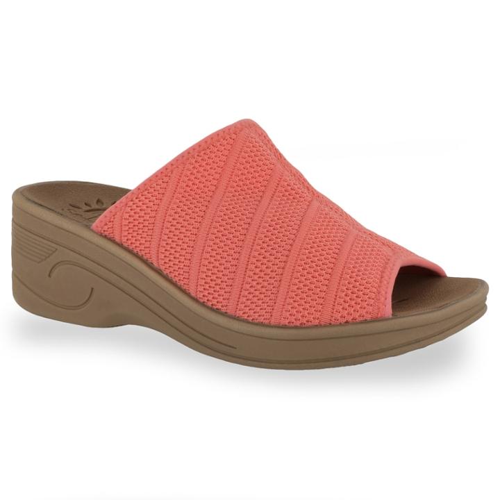 Easy Street Airy Women's Wedges, Size: Medium (9.5), Orange