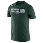 Nike, Men's Michigan State Spartans Basketball Practice Dri-fit Tee, Size: Medium, Green