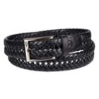 Men's Dockers&reg; Leather Braided Dress Belt, Size: Medium, Silver