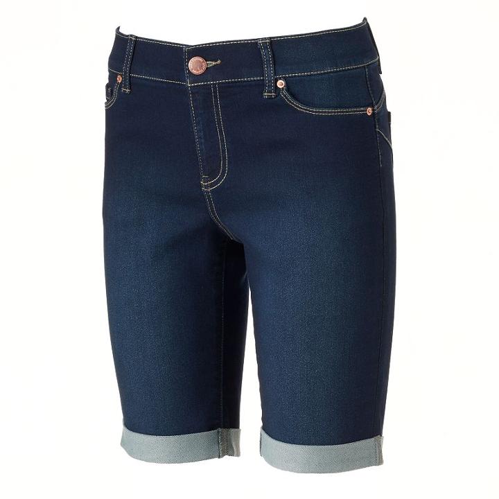 Women's Juicy Couture Flaunt It Bermuda Jean Shorts, Size: 4, Oxford