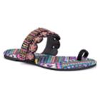 Muk Luks Farrah Women's Slide Sandals, Size: 7, Multicolor
