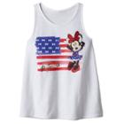 Disney's Minnie Mouse Girls 4-10 Americana Tank Top By Jumping Beans&reg;, Girl's, Size: 6x, White
