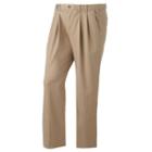 Big & Tall Izod Classic-fit Sportflex Performance Plus Stretch Double-pleated Pants, Men's, Size: 44x34, Med Beige
