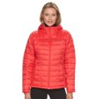 Women's Columbia Pacific Post Thermal Coil Quilted Puffer Jacket, Size: Medium, Dark Pink