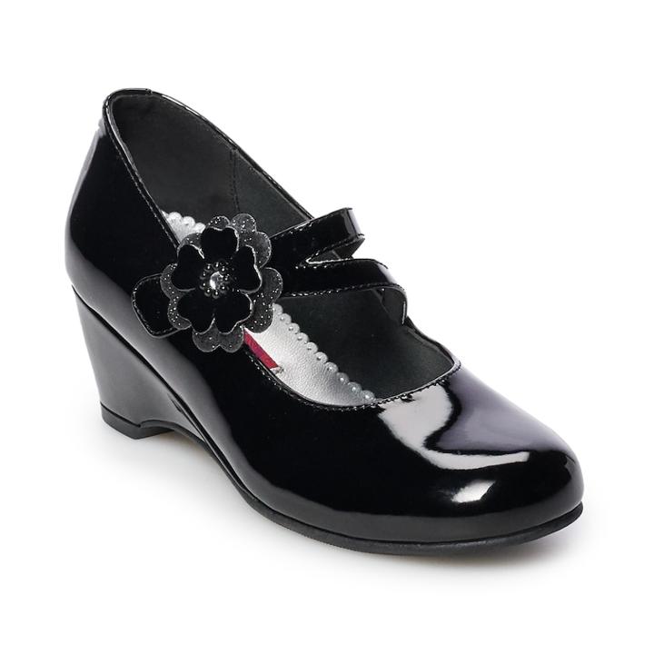 Rachel Shoes Susannah Girls' Wedge Mary Jane Shoes, Size: 12, Oxford