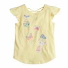 Girls 4-10 Jumping Beans&reg; X-back Graphic Tee, Size: 4, Lt Yellow