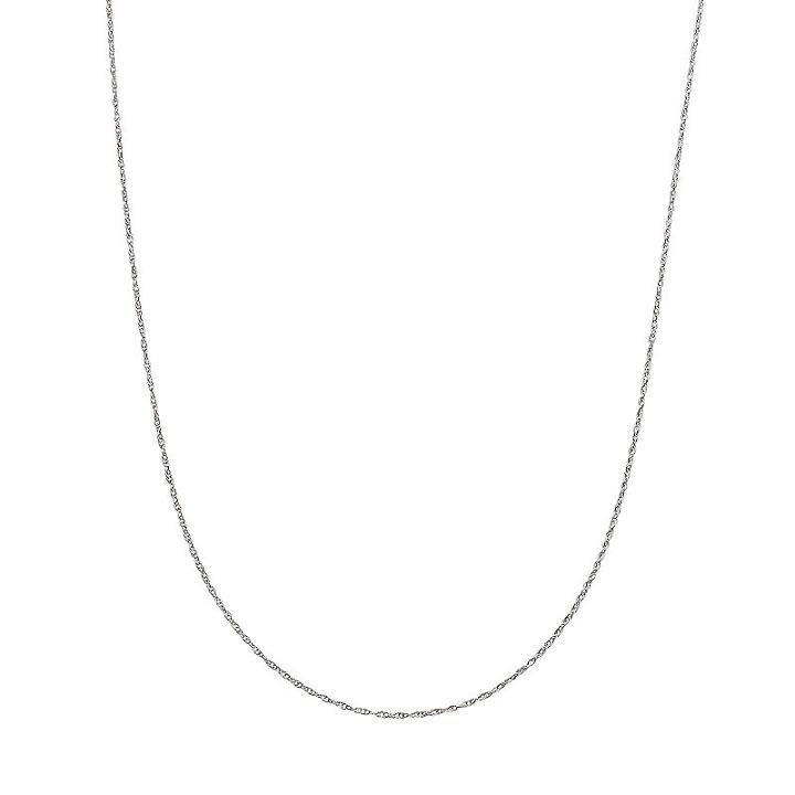 Traditions Sterling Silver Chain Necklace - 18-in, Women's, Size: 18, Grey