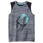 Boys 4-10 Jumping Beans&reg; Playcool Mesh Back Graphic Muscle Tank Top, Boy's, Size: 7, Med Grey