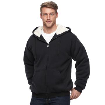 Big & Tall Victory 40 Sherpa-lined Fleece Jacket, Men's, Size: 4xb, Black