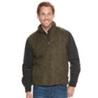 Men's Coleman Faux-suede Vest, Size: Xxl, Dark Green
