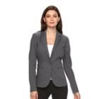 Women's Apt. 9&reg; Torie Blazer, Size: 14, Grey (charcoal)