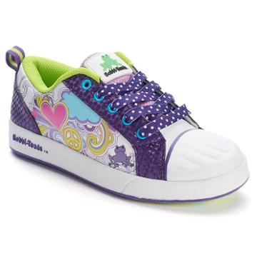 Bobbi-toads Hillary Girls' Paintable Sneakers, Girl's, Size: Medium (2), Purple