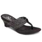 A2 By Aerosoles Mound Over Women's Thong Wedge Sandals, Size: Medium (9.5), Yellow Oth