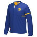 Men's Adidas Golden State Warriors On-court Henley Jacket, Size: Xxl, Blue