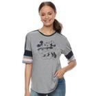 Disney's Mickey & Minnie Mouse Juniors' Vintage Graphic Tee, Teens, Size: Small, Grey Other