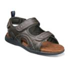 Nunn Bush Rio Grande River Men's Three-strap Sandals, Size: Medium (12), Brown