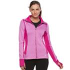Women's Fila Sport&reg; Saltare Fleece Jacket, Size: Small, Dark Pink