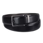 Men's Apt. 9&reg; Reversible Feather-edge Dress Belt, Size: 38, Grey (charcoal)