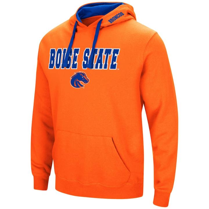 Men's Boise State Broncos Pullover Fleece Hoodie, Size: Xxl, Dark Blue