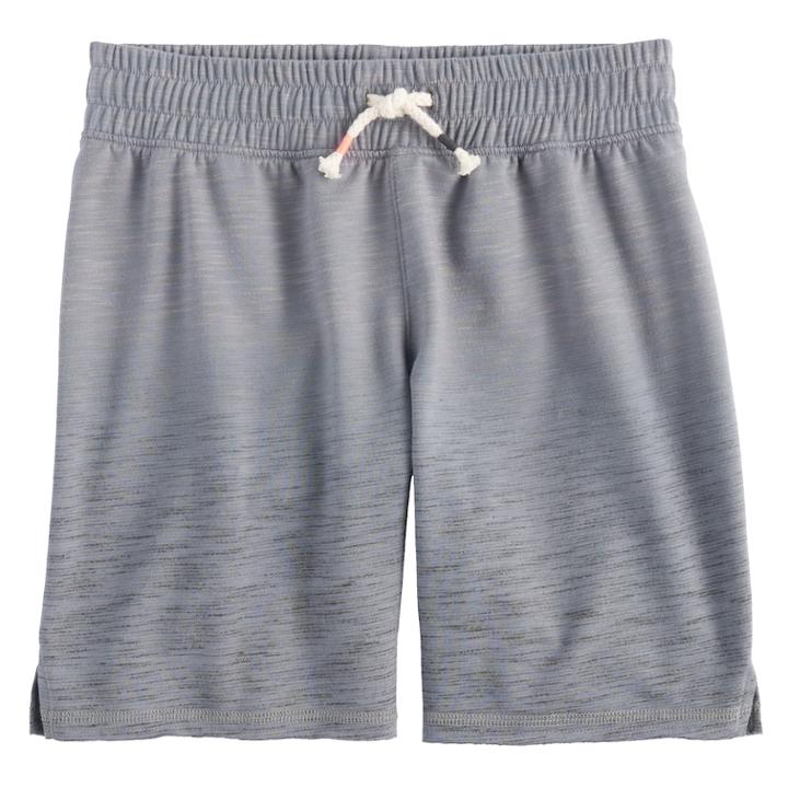 Girls 7-16 & Plus Size So&reg; Core Midi Shorts, Size: 7-8, Med Grey