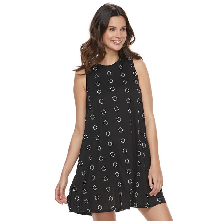 Women's Sonoma Goods For Life&trade; High Neck Swing Dress, Size: Xxl, Black