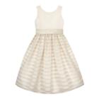 Girls 7-16 American Princess Striped Skirt Dress, Size: 10, Yellow Oth