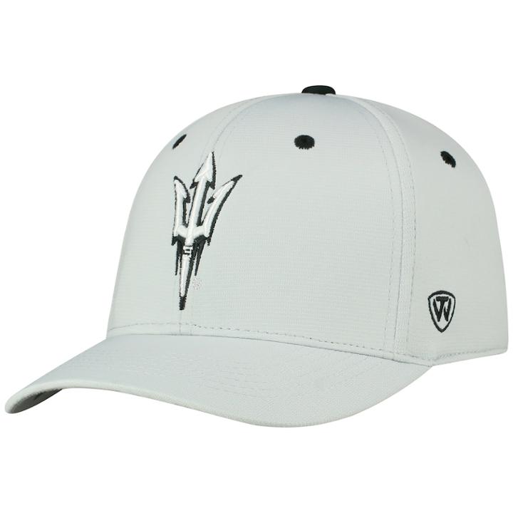 Adult Top Of The World Arizona State Sun Devils High Power Cap, Men's, Light Grey